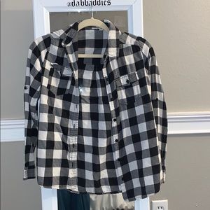 Plaid flannel shirt